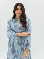 L111 - Blue Palm Collar - Image 2