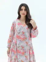 L108 - Floral Pastel Pink - Image 2