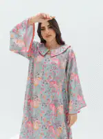 L107 - Floral Pastel Blue - Image 2