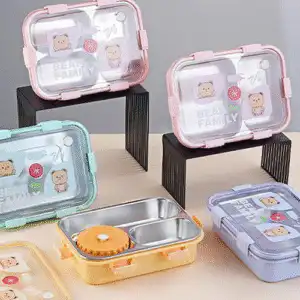 4-Compartment Lunch Box