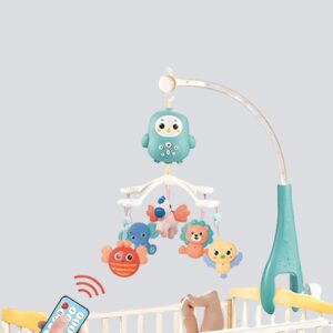 Rotating Musical Crib Mobile with Remote