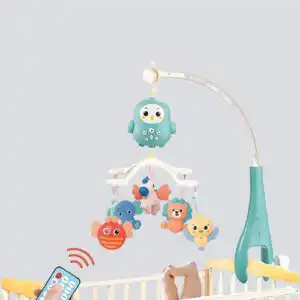 Rotating Musical Crib Mobile with Remote