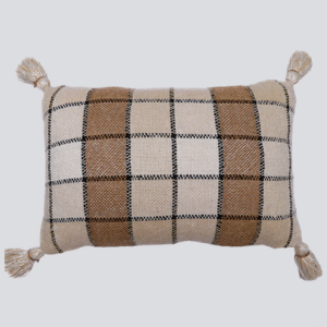 Bliss Checkered Cushion Cover Handwoven
