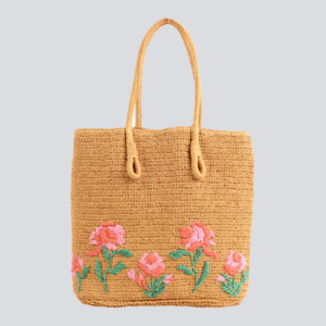 Elegant Crochet Bloom Tote