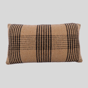 Checkered Handwoven Cushion Cover