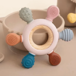 Multi-Use Wooden Teether
