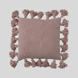 Osga Tasseled Cotton Cushion Cover