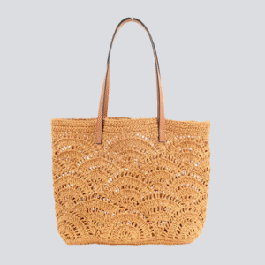 Eco-Chic Raffia Tote Bag