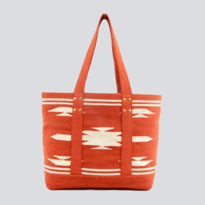 Rust Ikat Bohemian Tote
